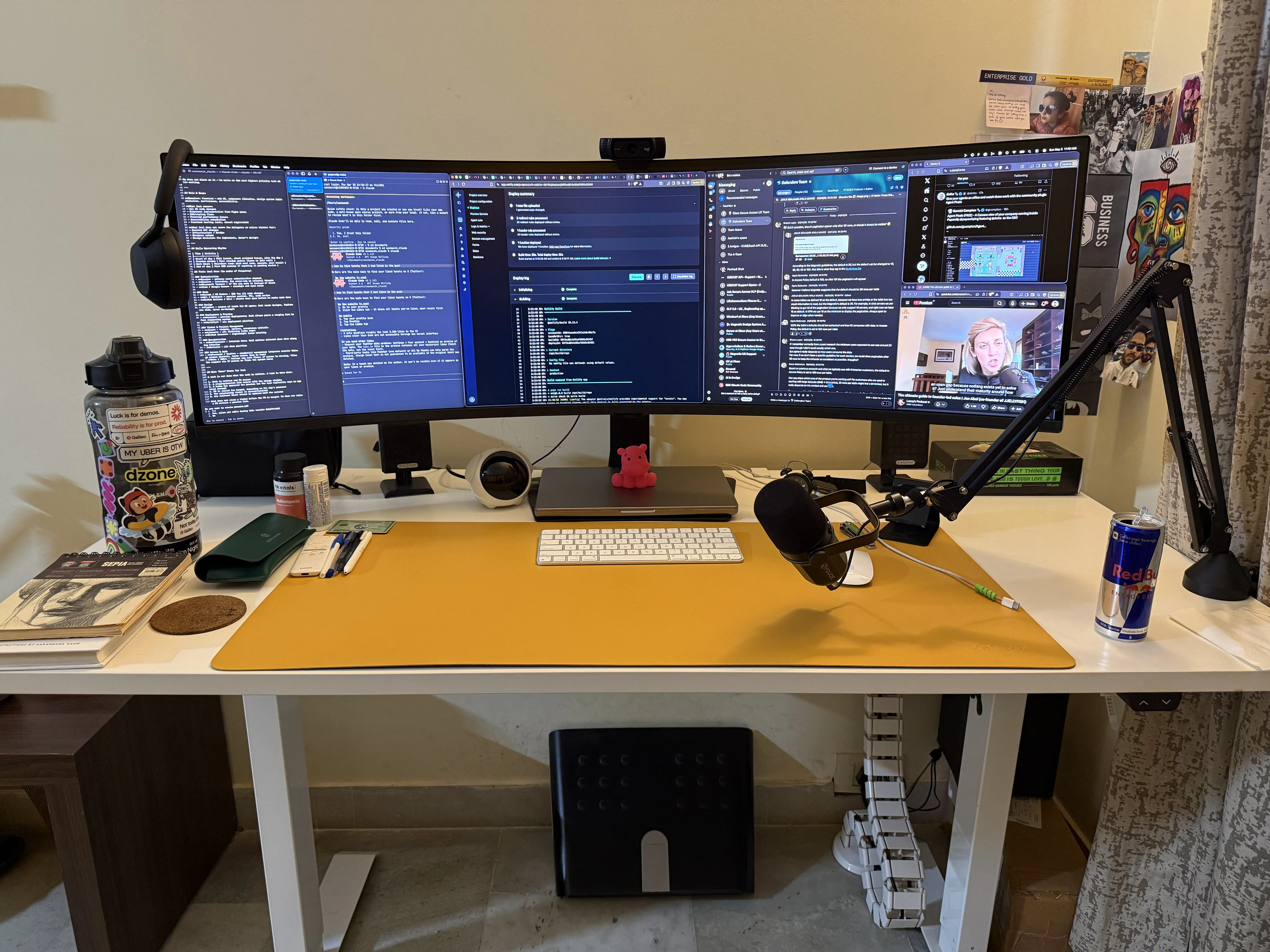 Aashish's workstation setup